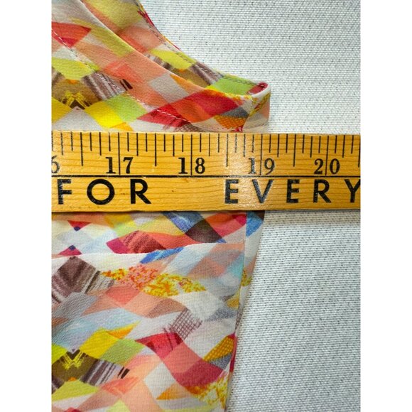 Cabi Avery Aztec Tunic Tank Top Womens Size S Multicolor Geo Sleeveless Boho - Picture 9 of 14